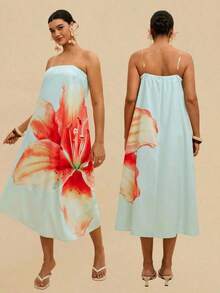Women Midi Dresses - Multicolor - View 1