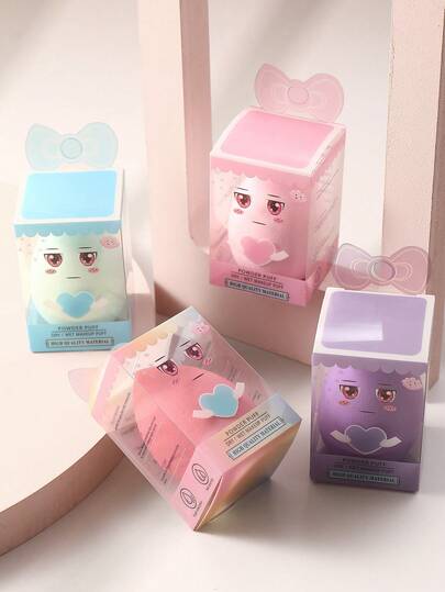 4/12PCS Soft Elastic Face Makeup Sponges Multifunctional Cosmetic Tools For Concealer Cream Liquid Foundation Loose Powder Daily Bedroom Vanity Travel Portable Affordable Beauty Accessories Practical Bargain Supplies Perfect Christmas Holiday Gifts