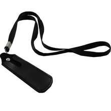 1pc Black PU Pouch With Long Lanyard Pouch Cover Case For Vape Devices,Anti-Loss Lanyard - Black - View 3