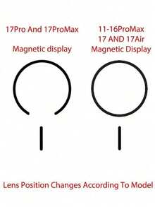 1個水波紋磁吸環手機殼，適用於Apple 17 Pro Max、16 Pro、15、14 Pro Max、13 Pro，超薄高級保護殼 - 彩色 - 查看 6