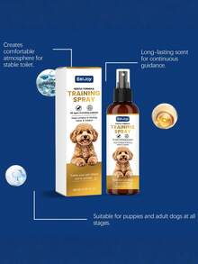 Spray para entrenamiento de cachorros, fórmula suave para guiar y ubicar el entrenamiento de hábitos higiénicos para mascotas - 100ml - Ver 4