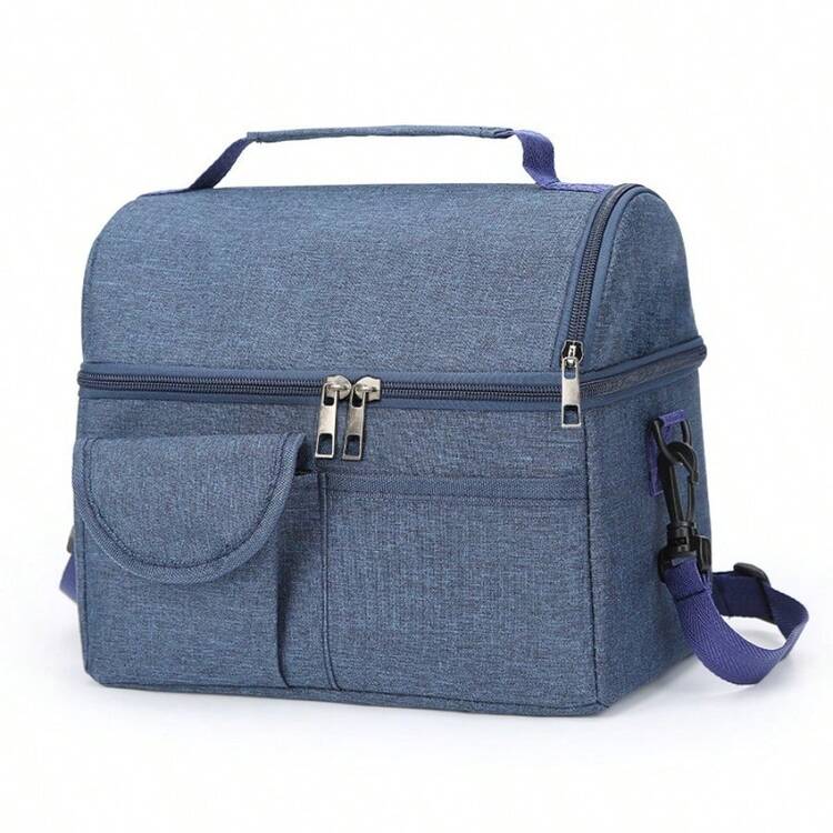 1pc Multi-Function Baby Insulation Bag, 8.4L Large Capacity Easy-Clean Bottle & Food Warmer Organizer Bag, Portable Mommy Bag With Multiple Carrying Methods - Multicolor - View 9