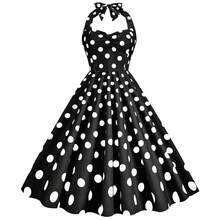 Stage Dance Wear - Black Background With White Dots - View 1