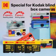 Kodak Original MicroSD Card 128GB 64GB 32GB 16GB Flash Memory Card A1 V30 U3 100MB/S TF Card With SD Card Adapter - View 4