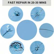 KUFI Automotive Glass Crack Professional Repair Kit - ABS Material Durable Tool Set, Fast Drying Nano Filler, Effective Solution For Windshield Cracks, Convenient Repair To Restore Clear Vision - 5g - View 3