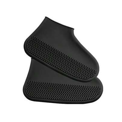 Cubre-Zapatos Antideslizantes de Silicona, Talla S, Protege tus Calzados de la Lluvia y el Barro