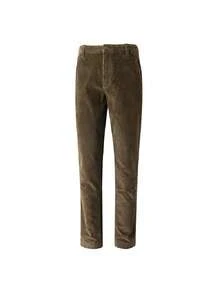 Timberland Calça de Veludo Masculina, Oliva Escuro, Calça Casual Minimalista Confortável de Malha FQ, A62MK302 - A62MK302 - Visão 1