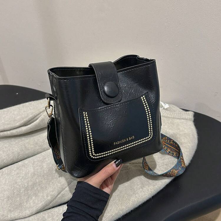 Women Crossbody - 咖色無掛件 - 查看 1
