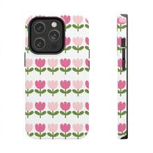 Spring Pink Tulips Floral Protective Case - 1 Piece Of Picture Color - View 9
