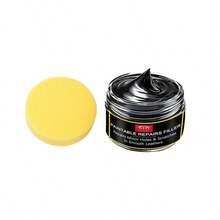 GATY Car Interior Renewal Wax, Plastic Parts Renewal, Plastic Care Wax, Leather Gloss Wax, Tire Protectant Oil, Black Vehicle Yellowing Repair And Nano Crystal Coating, Effectively Removes Scratches - 30g+sponge - View 13