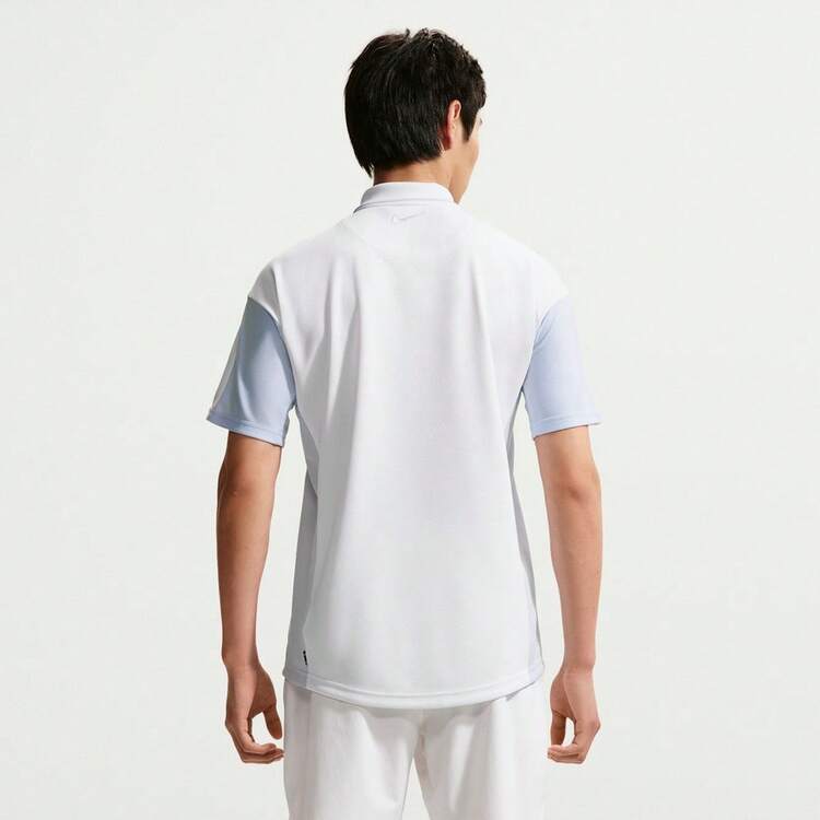 Nike 男士 AS M NK DF 网球POLOPOLO 针织翻领短袖衬衫 TIR6293-100 - 白色 - 查看 2