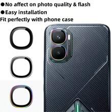 For Infinix GT 50 Pro Camera Lens Protector, 9H Hardness Tempered Glass, Anti-Scratch Anti-Fingerprint Full Coverage HD Clear Lens Cover - Diamond Color - View 5