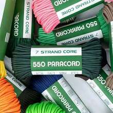 A Bundle Of 31 Meters Of High-Strength Paracord, Seven-Core 4MM 550LBS Polyester Rope, Outdoor Equipment Rope, Camping Tent Rope, Cargo Lashing Rope, Can Be Used For Tool Anti-Slip Winding, DIY Braided Rope, Clothesline, Multi-Color Strong And Durable Multi-Purpose Rope - Multicolor - View 1