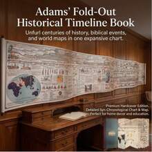 Adam's Synchronological Chart Or Map Of History - Historical Timeline Wall Panel - A - View 3