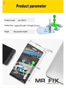 Car Windshield Repair Kit | Car Glass Crack Repair Fluid Set, Repairs Bullseye Star-Shaped Cracks And Small Cracks, Universal DIY Quick Repair For All Vehicle Windshield Damage - A - View 11
