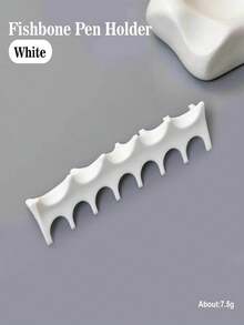 Silicone Fish Bone Pen Holder, Non-Slip Multi-Functional Nail Art Tool Storage - Multicolor - View 13