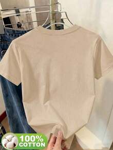 Women T-Shirts - Apricot - View 3
