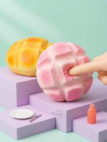 POKOJA LAND High Quality Slow Rebound Soft Bread Pineapple Squeeze Toy, Novelty Decoration Unique Birthday Gift - Multicolor - View 1