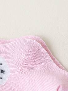 10/20 Pairs All Season Butterfly Cat Flower Simple Neutral Children's Socks - Multicolor - View 6