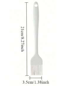 1pc/4pcs Silicone Kitchen Utensil Set - Non-Stick Heat Resistant Cooking Tools, Including Cake Spatula, Food Tongs, Whisk And Oil Brush. Please Note The Size When Purchasing. - Multicolor - View 15