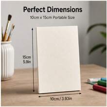 50pcs Thick Blank Painting Paper, Size 10cm X 15cm/3.93in X 5.9in, Unlined Drawing And Sketch Paper, Thick Art Paper Suitable For Oil Painting, Crayon, Drawing, Doodle And Crafts, Great For Kids, Students And Beginners - 10*15/50 Sheets - View 3