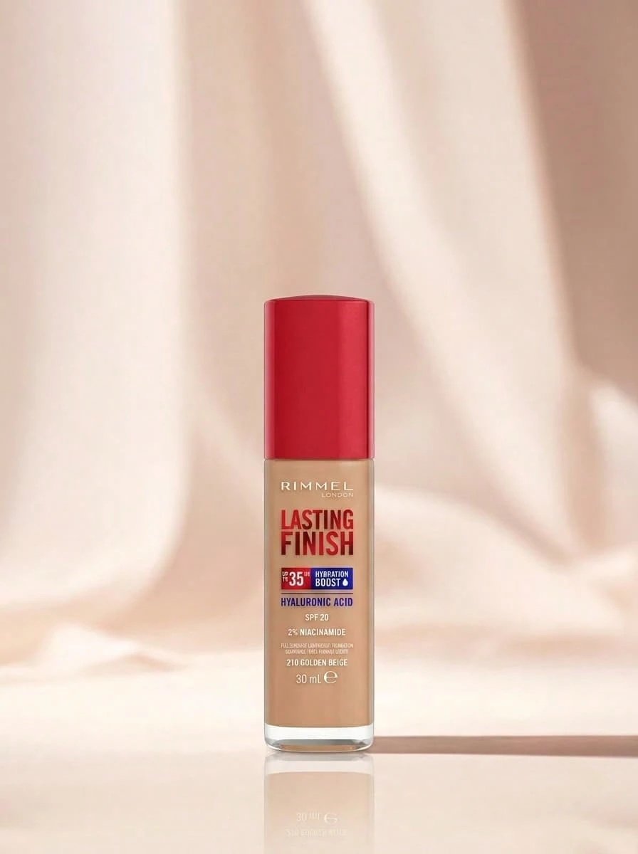 Rimmel أساس ماكياج بتأثير دائم 35 ساعة 210 بيج ذهبي 30 مل - 210 Golden Beige - مشاهدة 1