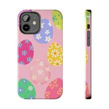 Funda de teléfono con diseño de huevo de Pascua lindo en estilo primaveral - Diseño floral pastel, accesorio primaveral divertido y festivo, regalo perfecto de Pascua - Blanco - Ver 10
