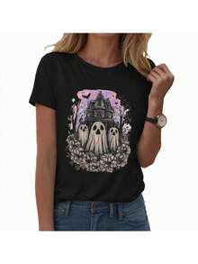 Women T-Shirts - Black - View 7