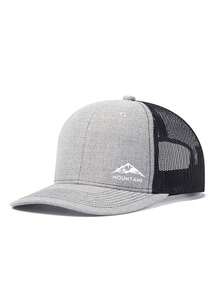 Mũ lưỡi trai unisex in chữ hình đỉnh núi, chất liệu lưới polyester, đa năng, thích hợp làm quà tặng cho gia đình, bạn bè, người yêu, dịp Giáng sinh, Ngày của Mẹ, Ngày của Cha, Ngày Nhà giáo, sinh nhật. - Nhiều màu - Xem 18