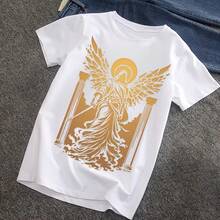 1pc Reusable Template With Judgment Angel Design, Size 29.72 X 21.08 Cm, Designed For Fantasy Style Angel Painting, Made Of Easy-To-Clean PET Material, Suitable For Various Craft Forms Including Tiles, Fabrics, Floors - Sets - View 4
