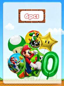 Sega Bộ vòm bóng bay chủ đề màu xanh, bao gồm bóng nhôm hoạt hình, bóng nhôm tròn, bóng nhôm siêu sao, bóng nhôm nấm, bóng cao su, bộ dây bóng phong cách trò chơi cổ điển, phù hợp cho tiệc chủ đề, tiệc sinh nhật, đêm chơi game, sự kiện trò chơi cổ điển và tiệc chủ đề - Bóng bay - Xem 18