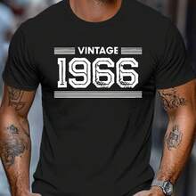 Printed T-Shirt For Men And Women - 黑色 - 查看 1