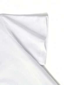Summer Short-Sleeved T-Shirt For Boys, "67" With A Fun Digital Design. Suitable For Casual Wear, School, And Everyday Wear. - White - View 6