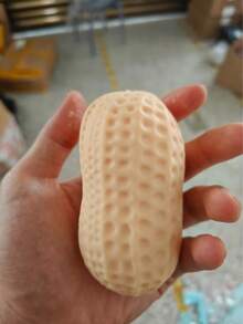 1pc Malleable Coconut Oil Soft Peanut Squeeze Ball, Handmade Non-Rebound Finger Toy - Multicolor - View 7