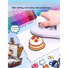 Fuse Beads Kit-120 Colors 30000 2.6mm, Built-In Iron Crafts Supplies Women, Great Supplies Fuse Beads Artist All-In-One - C - View 4