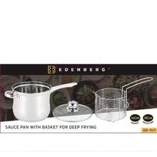 18cm Multi-Function Metal Deep Fryer Set With Lid, Home Use Oil-Saving Frying Pan (Includes 16cm Dedicated Oil Strainer Basket) - View 8