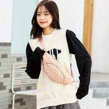 Bolso de mano moderno y versátil para mujer, estilo casual elegante con un toque de alta gama, bolso de hombro estiloso ideal para ir de compras, bolso de cintura para mujer 2023 con bordado de diamantes, bolso de pecho versátil, bolso cruzado casual deportivo de viaje para mujer. - rosa - Ver 4