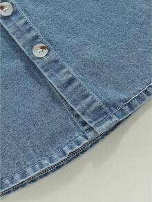 Young Boys Denim Tops - Blue - View 1