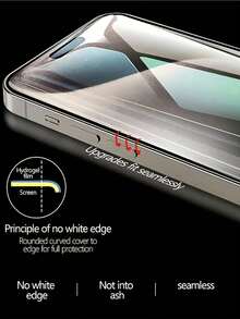 MSRI 6片裝 - 適用於Apple機型，水凝膠螢幕保護貼，無氣泡全螢幕保護，高透明度，防刮，防指紋，安裝簡單，適用於 17e/17Promax/17Pro/17Air/17/16/16Pro/16Plus/16Promax /15 /15 Plus /15 Pro /15 Pro Max/ 14 /14 Plus /14 Pro /14 Pro Max/13 Mini/13/ 13 Pro /13 Pro Max/ 12 Mini /12/ 12 Pro/ 12 Pro Max/11/ 11 Pro /11 Pro Max 及其他機型 - 無色 - 查看 5