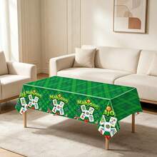1/3PCS Mahjong Disposable Plastic Tablecloth 54" X 108" Green Class Of Mahjong Party Table Cloths Disposable For Mahjongs Birthdays Party Supplies Decorations Tables Graduation Party Indoor Or Outdoor - Mahjong Tablecloth - View 5