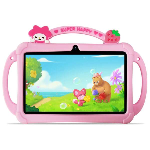 Kids Tablet, 7 Inch Android Tablet, 2GB+32GB, WiFi, IPS Screen, Parental Control, Games, Learning Educational Tablet For Toddlers
