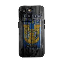Fundas para teléfono con textura de madera de tigre azul y amarillo. Compatibles con , Apple, VIVO, OPPO, , Transsion, ,  y Honor. Fabricadas en silicona TPU, ofrecen protección contra golpes y caídas. - Negro - Ver 7