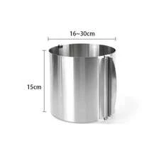Cake Mold-Cake Ring-Adjustable Round Stainless Steel 6 To 12 Inch, 6 Inch Baking Ring For Supporting Decorating Icing - View 14