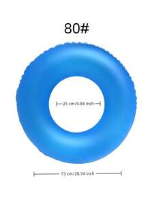1pc Creative Design Matte Swim Ring, Summer Swimming Pool & Beach Floating Accessory, Party Use, Perfect Summer Gift, Swimming Pool Floating Lounger, Fun & Relaxation For Adult Vacation - Multicolor - View 9