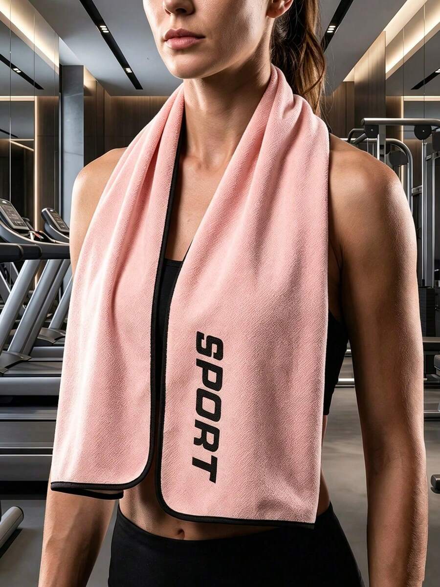 Ultra-Absorbent Fitness Sports Towel, Unisex Gym Yoga Towel, Outdoor Sports Fitness Towel, Suitable For Bathroom, Gym, Yoga, Running, Cycling, Tennis, Sweat-Absorbing, Essential Yoga Accessory For Outdoor Sports