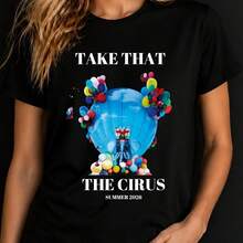 Takess Thatss Tour Tshirt 2026 - Polyester - No Creases! - Black - View 1