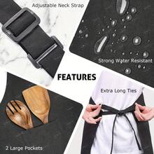 2pcs "King Of The Girl/Queen Of The Kitchen" Creative Home Aprons, Couple Decorative Household Aprons - 2 Pieces - View 6