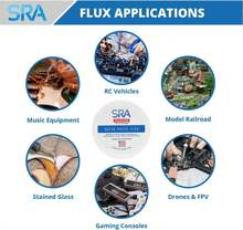 SRA Solder 135 Rosin Paste Soldering Flux For Electronics, No Clean Flux Made For Lead And Lead-Free Solder Circuit Boards And Copper Electrical Wire -  Clean Residues With No Goopy Mess (2oz Jar) - ColorB - View 5