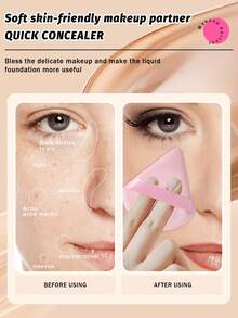 35 PIEZAS Juego de herramientas de maquillaje que incluye: 24 PIEZAS Juego de brochas de maquillaje + 4 PIEZAS Esponjas de polvos de cojín de aire mini + 2 PIEZAS Esponjas de maquillaje mini + 2 PIEZAS Esponjas de polvos triangulares + 2 PIEZAS Esponjas de maquillaje + 1 pieza Herramientas de limpieza de brochas de maquillaje - Multicolor - Ver 4