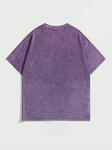 [100% Pre-Washed Cotton] Let Them Shirt Gift For Her, Aesthetic Tee, Cute Gift, Aesthetic Tee, Cotton Shirt-Vintage Street Style Unisex Loose Cotton S - 紫色 - 查看 2